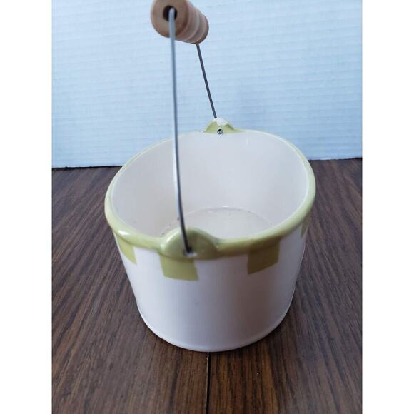 Snowman Christmas Gift Bucket Pail Candle Holder Pacific Island Creations - Picture 4 of 6